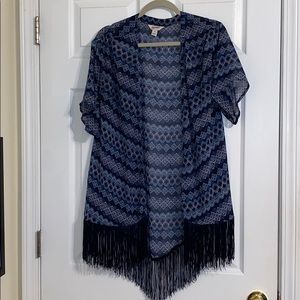 Short sleeve kimono